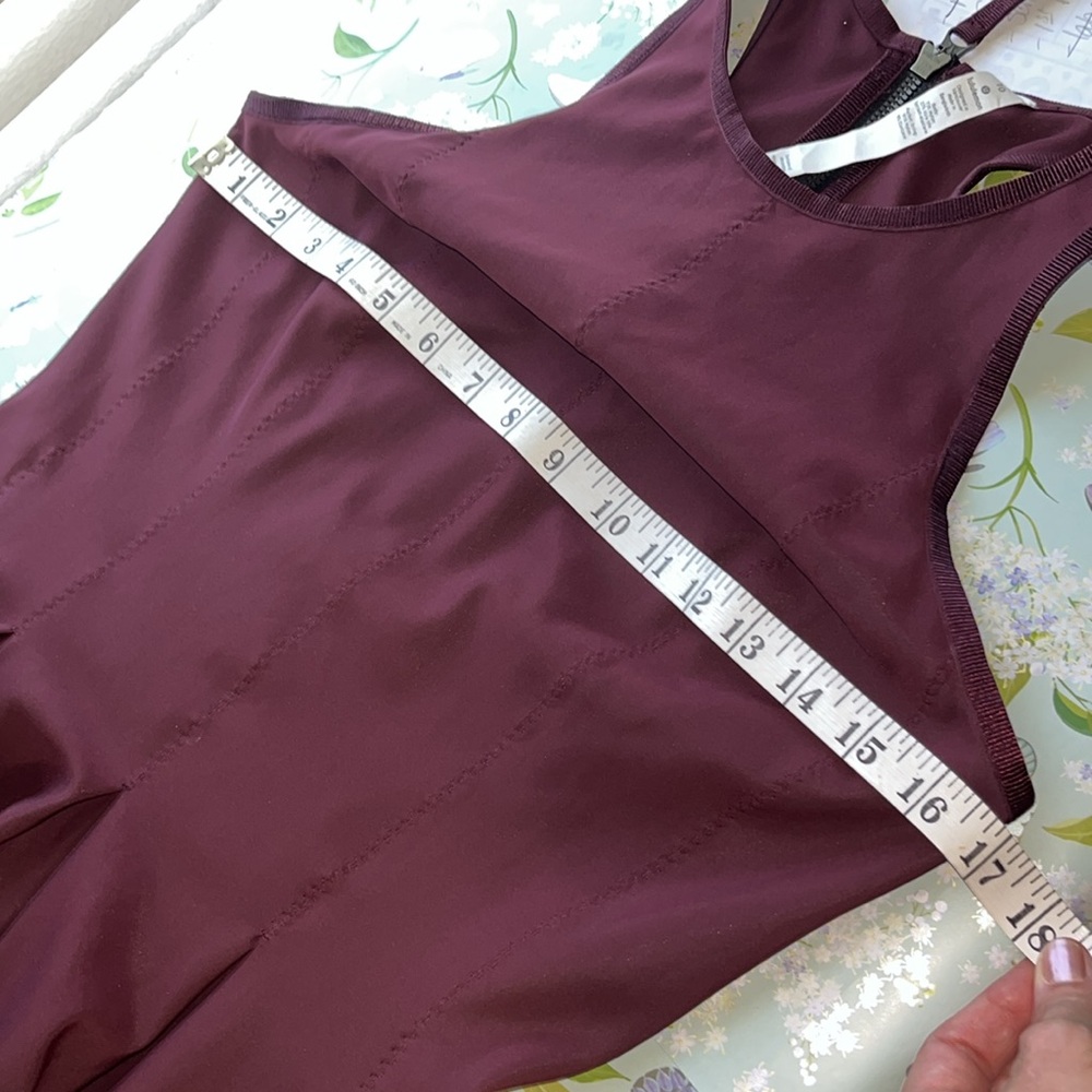 Lululemon Maroon Here To There Fit & Flare Dress Rare Bordeaux Drama - Picture 5 of 11